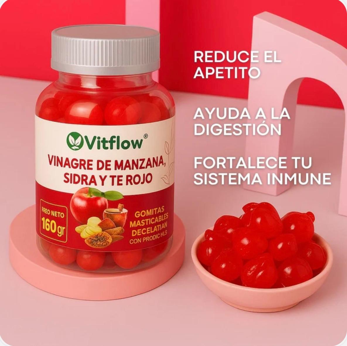 Gomitas de Vinagre de Manzana + Entrega Gratis + Solo pagas al recibir ¡Solo por hoy!